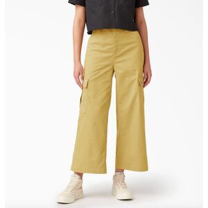Dickies Wide Leg Cargo Pants in Mustard